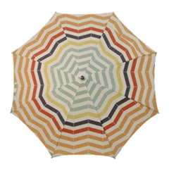 Abstract Vintage Lines Golf Umbrellas by Simbadda