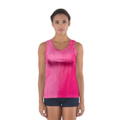 Very Pink Feather Women s Sport Tank Top  by Simbadda