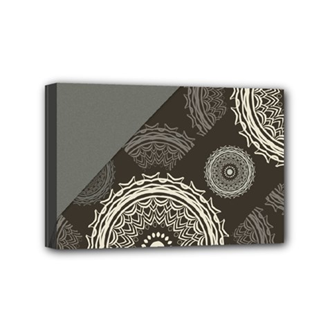 Abstract Mandala Background Pattern Mini Canvas 6  X 4  by Simbadda