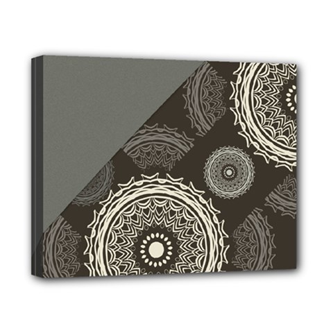 Abstract Mandala Background Pattern Canvas 10  X 8  by Simbadda