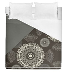 Abstract Mandala Background Pattern Duvet Cover (queen Size) by Simbadda