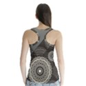 Abstract Mandala Background Pattern Racer Back Sports Top View2