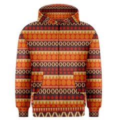 Abstract Lines Seamless Pattern Men s Zipper Hoodie by Simbadda