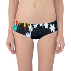 Grunge Abstract In Dark Classic Bikini Bottoms by Simbadda