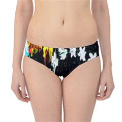 Grunge Abstract In Dark Hipster Bikini Bottoms by Simbadda