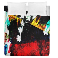 Grunge Abstract In Dark Duvet Cover Double Side (queen Size) by Simbadda