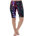 Lit Christmas Trees Prelit Creating A Colorful Pattern Cropped Leggings  View1