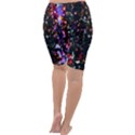 Lit Christmas Trees Prelit Creating A Colorful Pattern Cropped Leggings  View4