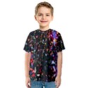 Lit Christmas Trees Prelit Creating A Colorful Pattern Kids  Sport Mesh Tee View1