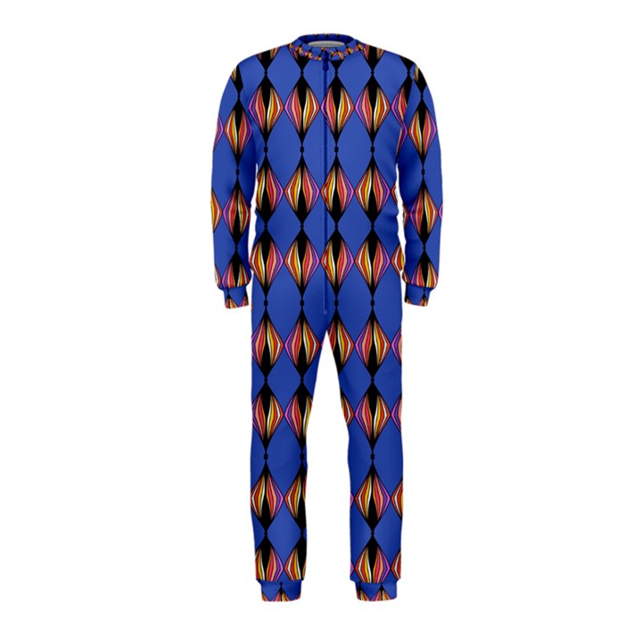 Abstract Lines Seamless Pattern OnePiece Jumpsuit (Kids)