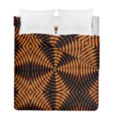 Fractal Pattern Of Fire Color Duvet Cover Double Side (full/ Double Size) by Simbadda