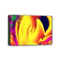 Stormy Yellow Wave Abstract Paintwork Mini Canvas 6  x 4  View1