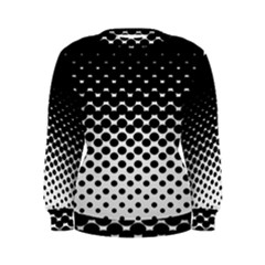 Halftone Gradient Pattern Women s Sweatshirt by Simbadda