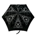 Abstract Pigs Triangle Mini Folding Umbrellas View1