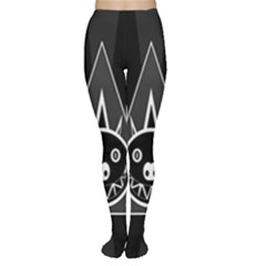 Abstract Pigs Triangle Women s Tights by Simbadda