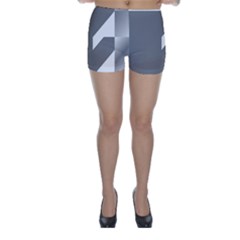 Gradient Base Skinny Shorts by Simbadda