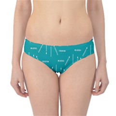 Digital Art Minimalism Abstract Candles Blue Background Fire Hipster Bikini Bottoms by Simbadda