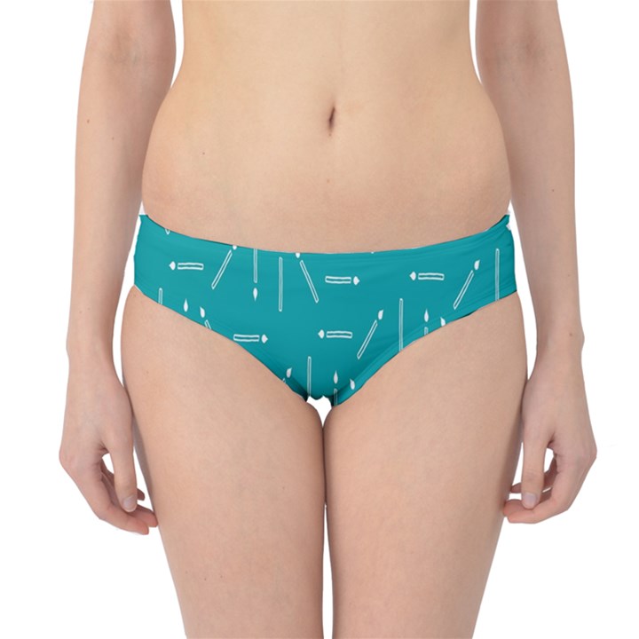 Digital Art Minimalism Abstract Candles Blue Background Fire Hipster Bikini Bottoms