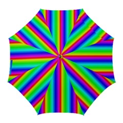 Rainbow Gradient Golf Umbrellas by Simbadda