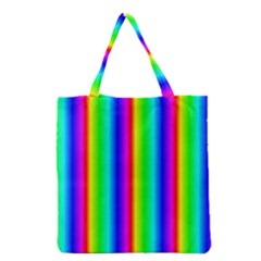 Rainbow Gradient Grocery Tote Bag by Simbadda