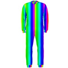 Rainbow Gradient Onepiece Jumpsuit (men)  by Simbadda