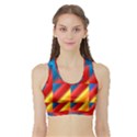 Gradient Map Filter Pack Table Sports Bra with Border View1