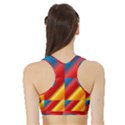 Gradient Map Filter Pack Table Sports Bra with Border View2