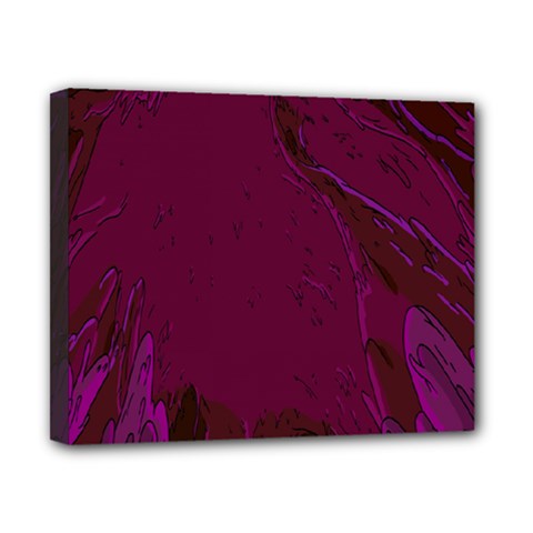 Abstract Purple Pattern Canvas 10  X 8  by Simbadda