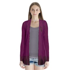 Abstract Purple Pattern Cardigans by Simbadda