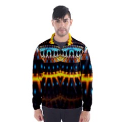 Abstract Led Lights Wind Breaker (men) by Simbadda