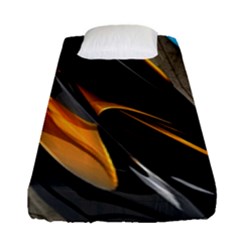 Abstract 3d Fitted Sheet (single Size)