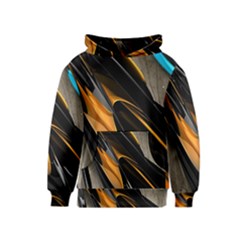 Abstract 3d Kids  Pullover Hoodie by Simbadda