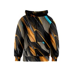 Abstract 3d Kids  Zipper Hoodie by Simbadda