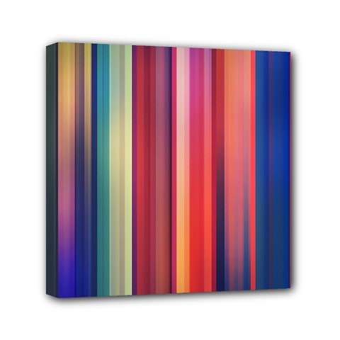 Texture Lines Vertical Lines Mini Canvas 6  X 6  by Simbadda