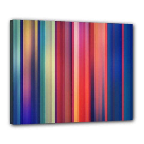 Texture Lines Vertical Lines Canvas 20  X 16  by Simbadda