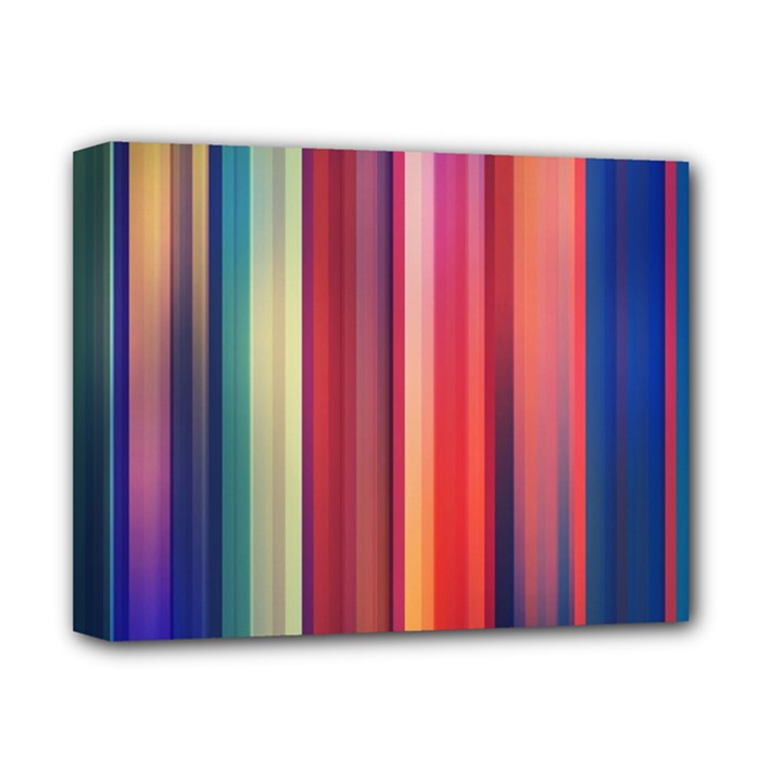 Texture Lines Vertical Lines Deluxe Canvas 14  x 11 