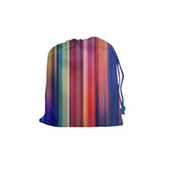 Texture Lines Vertical Lines Drawstring Pouches (Medium) 