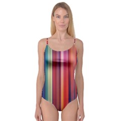 Texture Lines Vertical Lines Camisole Leotard  by Simbadda