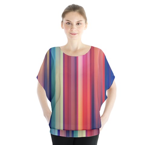 Texture Lines Vertical Lines Blouse by Simbadda