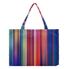 Texture Lines Vertical Lines Medium Tote Bag