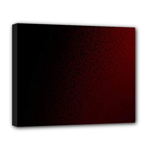 Abstract Dark Simple Red Deluxe Canvas 20  X 16   by Simbadda