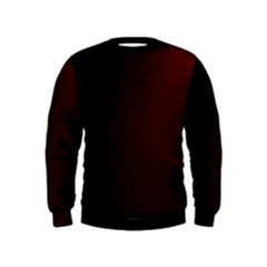 Abstract Dark Simple Red Kids  Sweatshirt