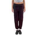 Abstract Dark Simple Red Women s Jogger Sweatpants View1