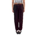 Abstract Dark Simple Red Women s Jogger Sweatpants View2