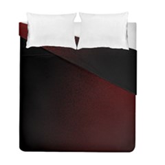 Abstract Dark Simple Red Duvet Cover Double Side (full/ Double Size) by Simbadda