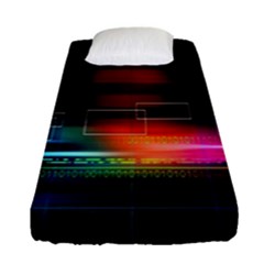 Abstract Binary Fitted Sheet (single Size) by Simbadda