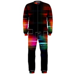 Abstract Binary Onepiece Jumpsuit (men)  by Simbadda