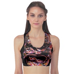 Hamburgers Digital Art Colorful Sports Bra by Simbadda