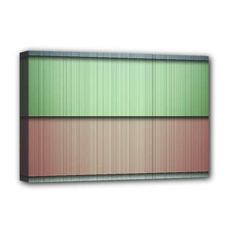 Lines Stripes Texture Colorful Deluxe Canvas 18  X 12   by Simbadda