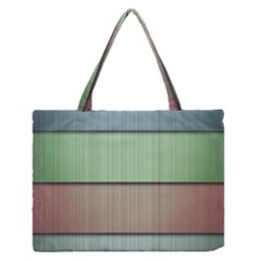 Lines Stripes Texture Colorful Medium Zipper Tote Bag by Simbadda